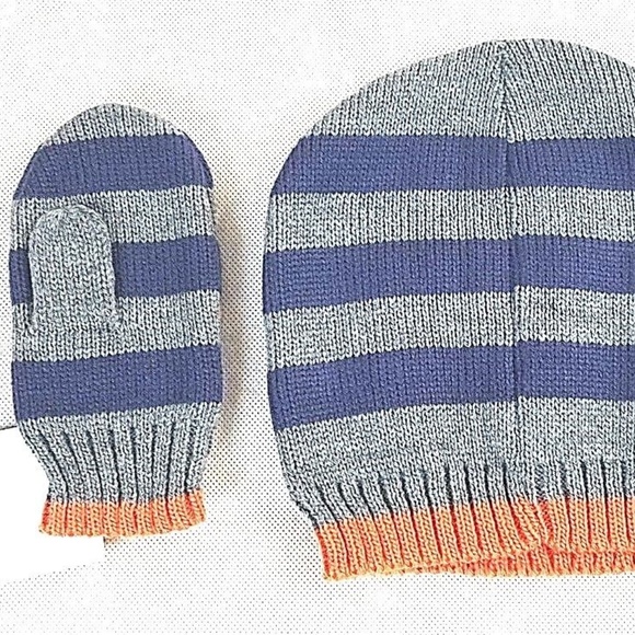 Halloween Skeleton Skull kids hat & mittens 2T - 4 - Picture 3 of 3